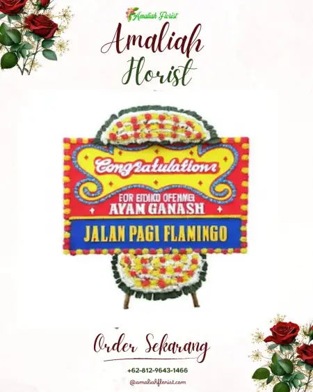 Sewa Papan Bunga Menongo